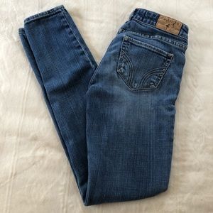 Hollister jeans skinny jeans blue as 0 regular